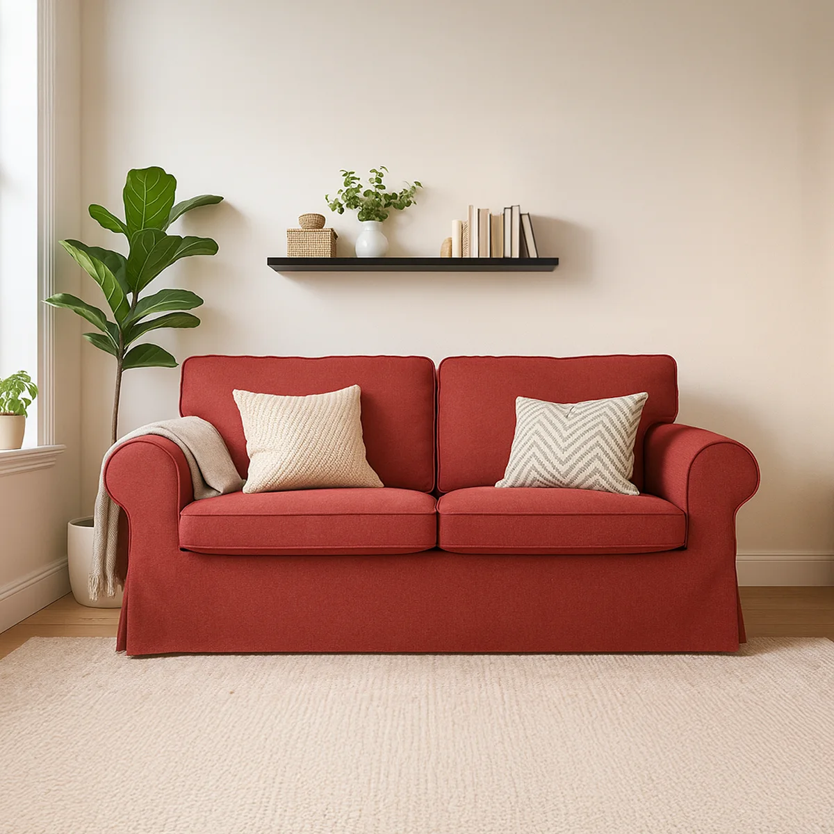 Ikea_Masters_of_Covers_Ektorp_2_Seater_Sofa_Cover_TC_Red_Photo
