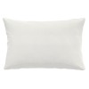 Lumbar decorative pillowcase 40x65cm (16x26in) in Cotton White fabric