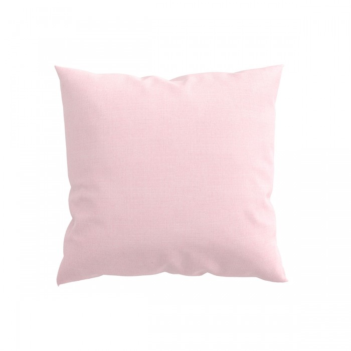 Square decorative pillowcase 50x50cm (20x20in) in Polyester Pink fabric
