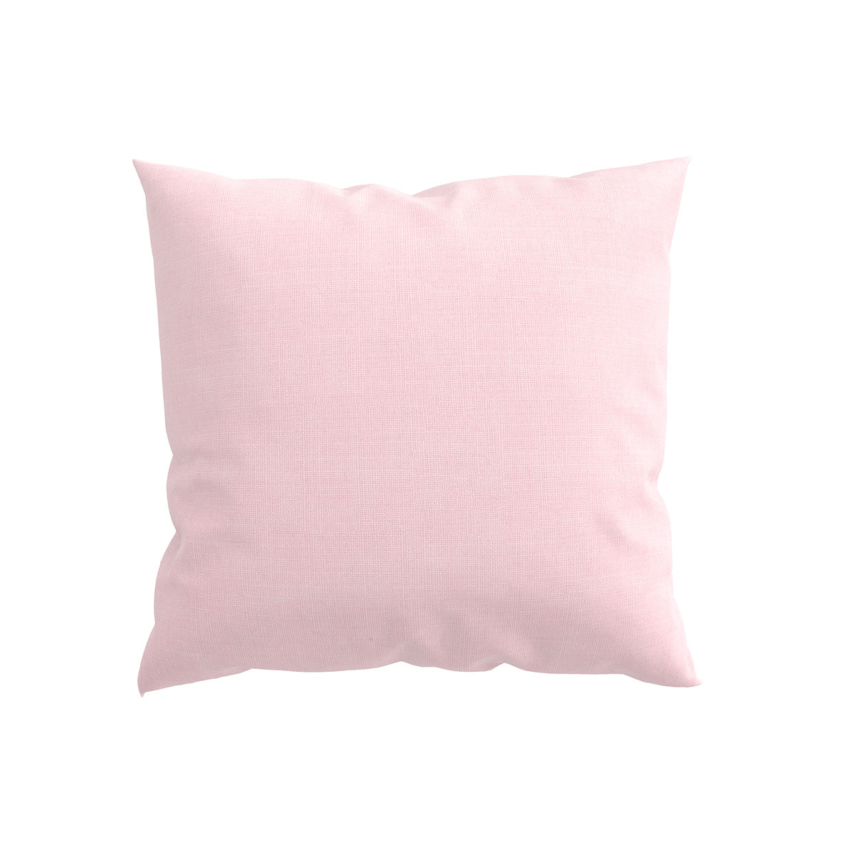 Square decorative pillowcase 50x50cm (20x20in) in Polyester Pink fabric