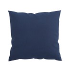Square decorative pillowcase 65x65cm (26x26in) in Cotton Black fabric