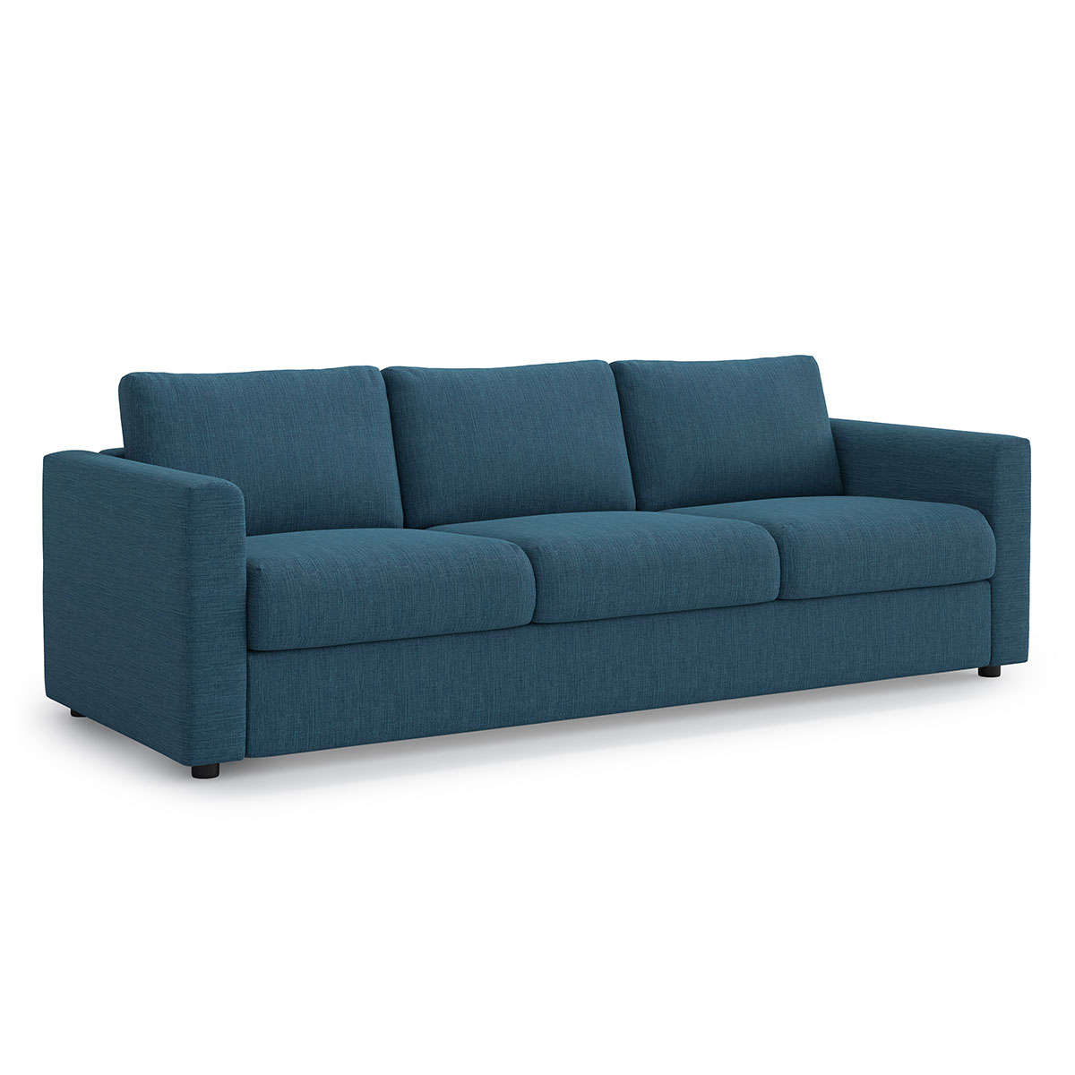 Vimle 3 Seater Sofa Cover in Polyester Navy Blue